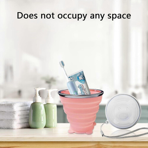 2025 Latest Model Collapsible Cup-Silicone Small Foldable Cup-Expandable Folding 2
