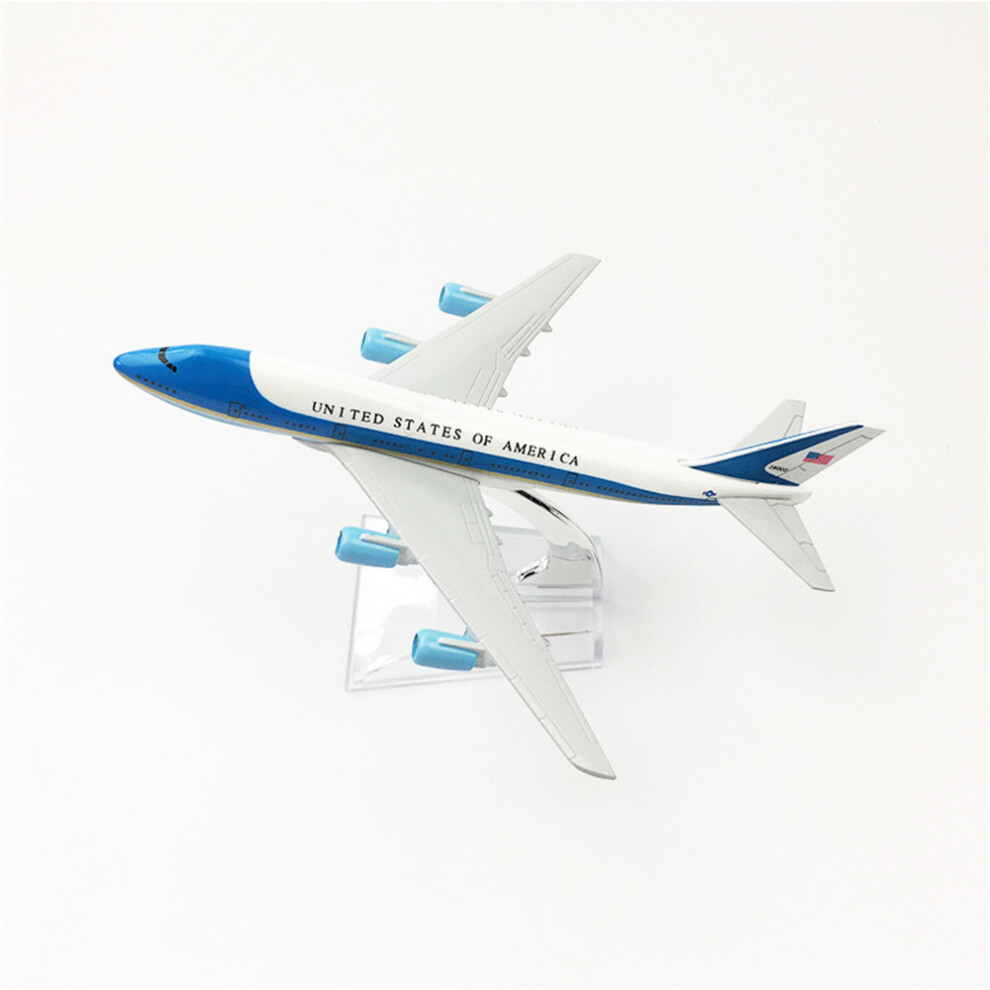 Air Force One For Boeing 747 Special Plane Model 16Cm Simulation Aircraft Model Aviation Model 110691653789
