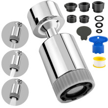 Kitchen Tap Spray Head, Tap Spray Head with 3 Functions Modes, 360 Rotatable Kitchen Sink Tap Attachment