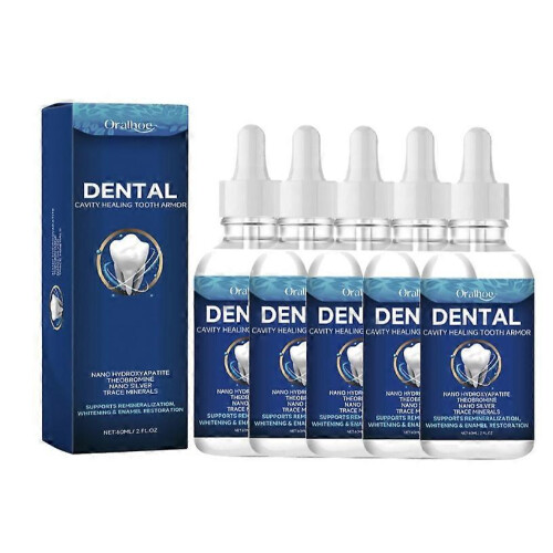 (5PCS) 1-5PCS 60ml Tooth care solution Dentite Cavity Healing Tooth Armor