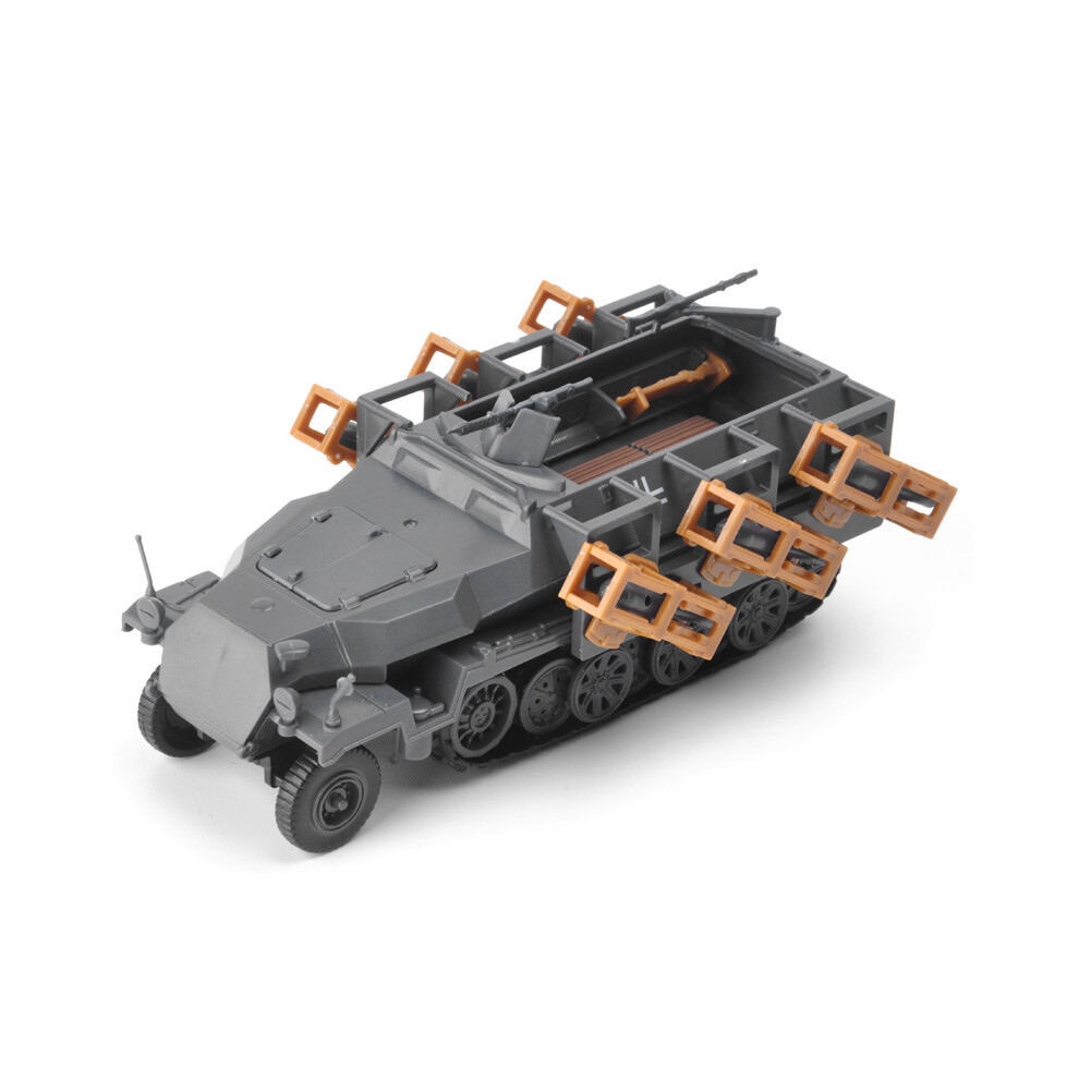 Wwii Land Stuka Rocket Armored Vehicle 1:72 Unassembled 4D Model Military Model Car Ornaments 110691654137