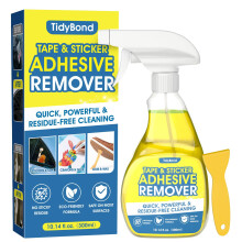 Sticky Stuff Remover 300ml – Spray Adhesive, Sticker & Glue Remover for Labels, Tape Residue, Chewing Gum & Caulk, Safe on Hard Surfaces, Glass