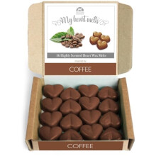 Christmas Tree Wax Melts: Heart Shape - Vegan & Pet Friendly