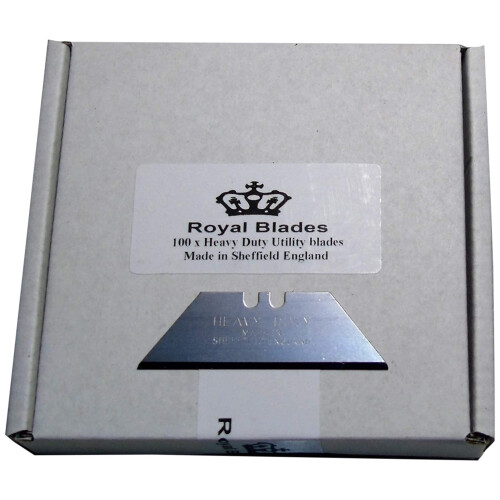 100 x Heavy Duty Straight Profile Quality Sheffield Made Multi Purpose Scraper Cutting Edge