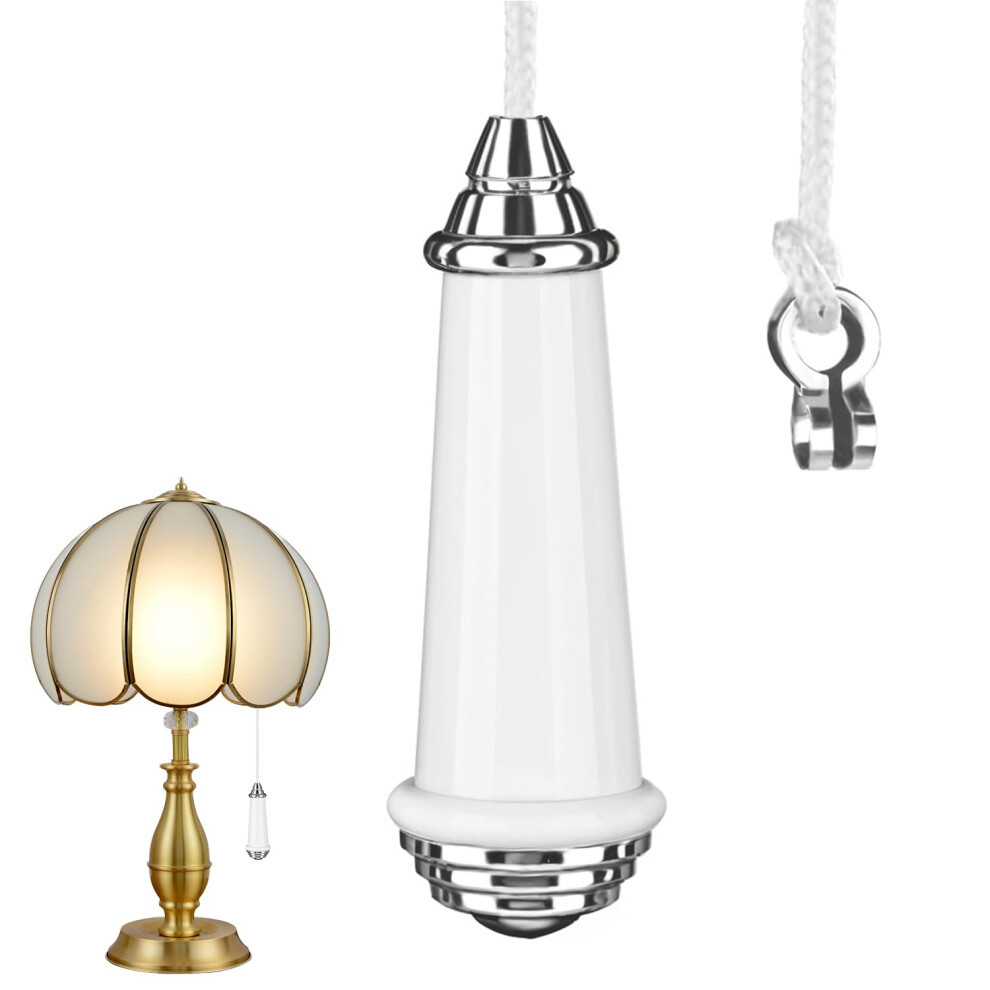 Ceramic Bathroom Light Pull Cord Â Decorative Pull Cord With Ceramic Handle, Easy To Install For Light Switch Control 5051226634178
