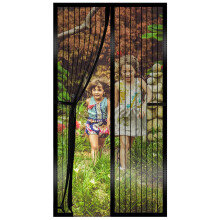 Magnetic Fly Screen Door 90 * 210cm, Heavy Duty Bug Mesh Curtain with Powerful Magnets,Keep Bugs Out Lets Fresh Air in