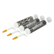 wolfcraft 3x Empty Refillable Cartridges 310 ml for Sealant & Caulking Gun