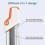 File guide compatible with Stihl chainsaw, 2-in-1 holder 3/8" diameter 3