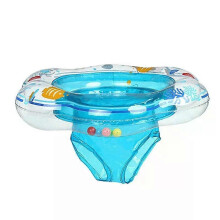 (Blue) Baby Swim Ring Tube Inflatable Toy Swimming Ring Seat For Kid Child Swimming Circle Float Pool Beach Water Play Equipment