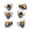 Bumblebee Vinyl Decal Stickers, Cover Marks, Bee Wall Decor, Gift Idea 1