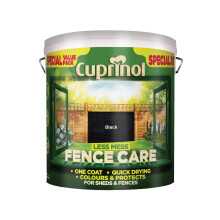 Cuprinol LMFCBL6L Less Mess Fence Care Black 6 Litre, 6l