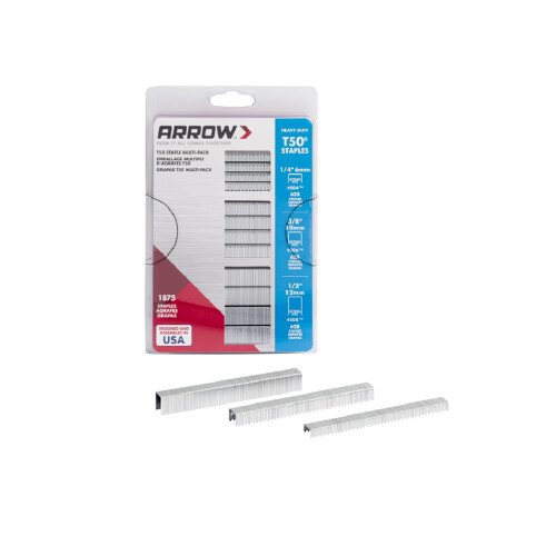Arrow Arrow A50MP T50 Multipack Staples, Steel
