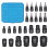 CRV Torx Bit Socket Set - 24PCS: 10pcs Star Socket Bits (T8-T40) & 14pcs Female E-Torx Sockets (E4-E24) 1/4" 3/8" 1/2" | Enhanced Mini Storage Case 1