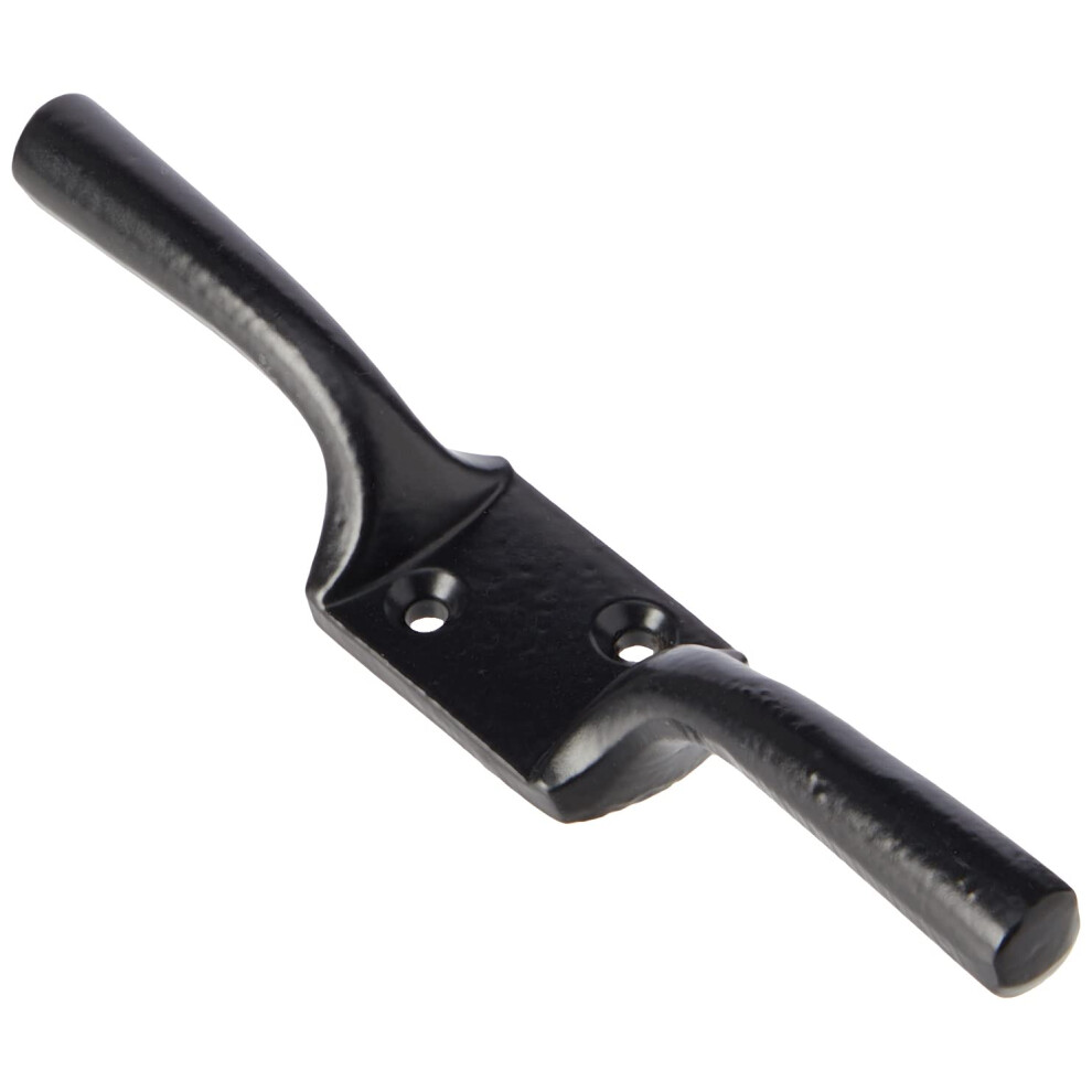 Merriway Bh00404 Cleat Hook, 150 Mm (6 Inch) - Black Japanned 5002515589761