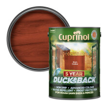 Cuprinol Ducksback Shed & Fence Paint - Rich Cedar - 5L
