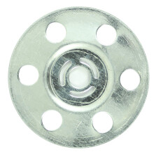 TIMCO Metal Insulation Disc - 35mm - Box of 100 - Galvanised