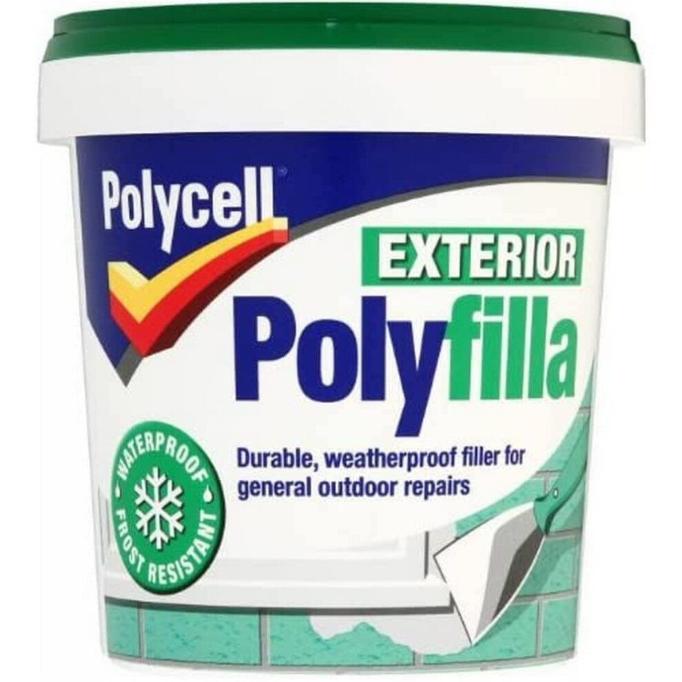 Polycell Multi Purpose Exterior Polyfilla - Ready Mixed 1Kg 5051226620515