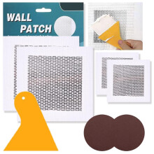 Wall Repair Patch, 7 Pcs Plasterboard Patch, 2/4 Inch Drywall Patches Repair Kit for Repairing Holes, Cracks, Ceilings Filler