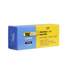Tacwise 0399 Type 18G / 35 mm Galvanised Brad Nails, Pack of 5000