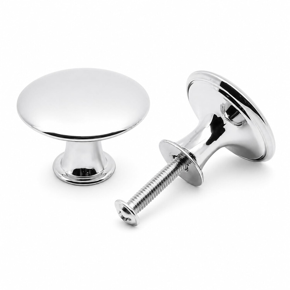 Qzkjqdd 2 Pack Cabinet Knobs, Single Hole Cupboard Knobs, Aluminum Alloy Cabinet With Screws 5051226560439