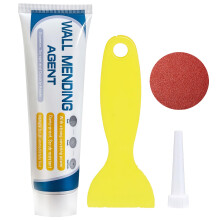 Quick Drying Wall Filler for Walls - Repair Kit with Sandpaper and Scraper - Ready Mixed Walls Filler Paste for Holes and Cracks