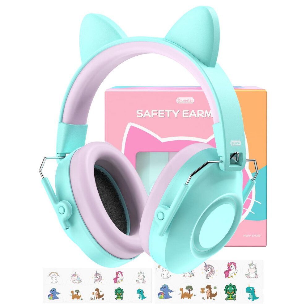 Dr.meter Kids Ear Defenders, 32Db Snr Ear Defenders Children Hearing Protection Comfortable Earmuffs For Autism Ideal For Concerts Fireworks Monster 5051226573118