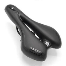 (A 01 Black) Bike Saddle MTB Mountain Road Bike Seat Silicone Cycling Cushion Comfortable Sho