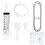 Fridge Drain Hole Cleaning Tool, 5Pcs Reusable Refrigerator Dredge Tool Cleaning Kit 1