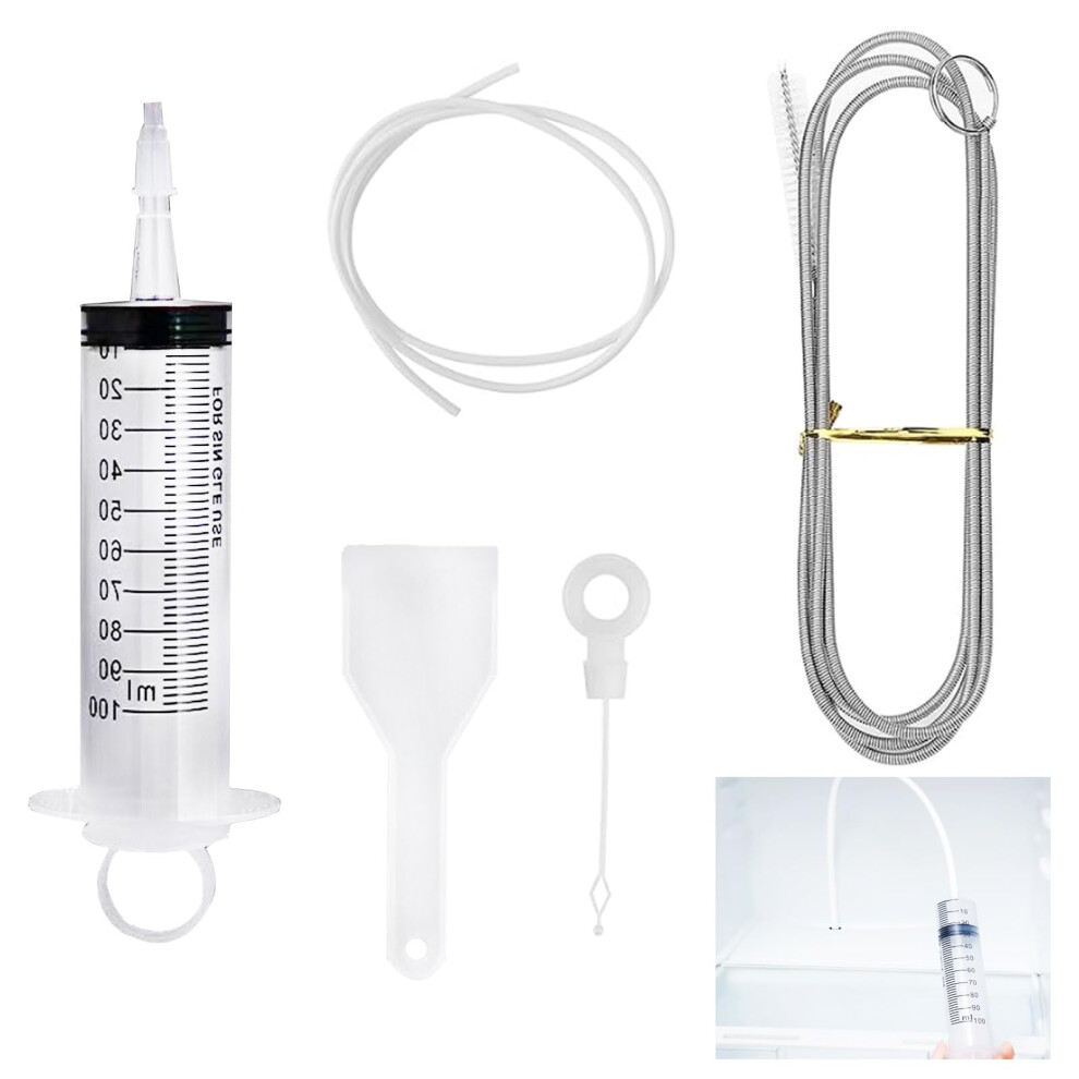 Fridge Drain Hole Cleaning Tool, 5Pcs Reusable Refrigerator Dredge Tool Cleaning Kit 5051226578472