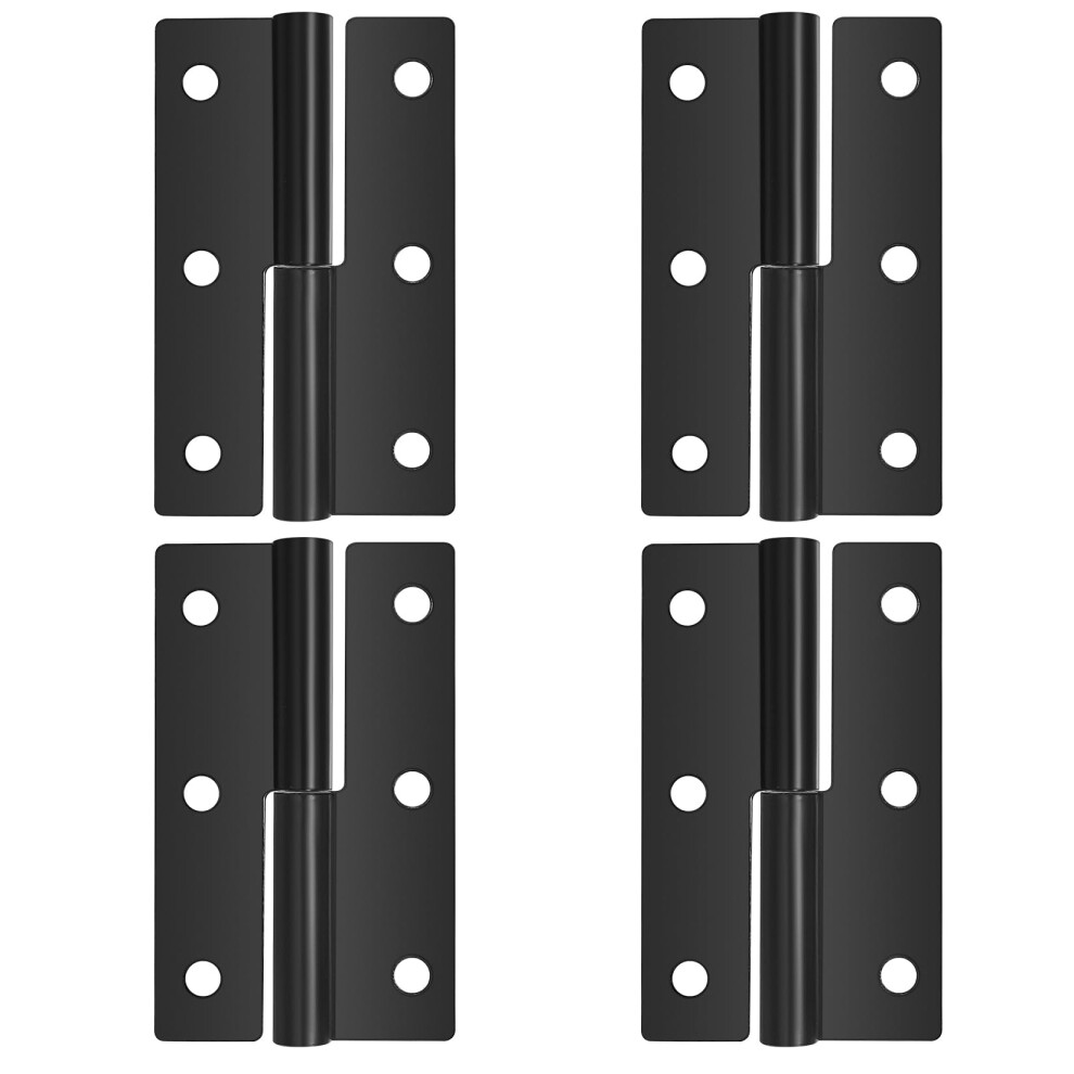 Pack Of 4 Door Hinges, Removable Hinge, Lifting Hinges, 62 X 37 X 1.5 Mm, Removable Door Hinges Foldable, Removable Hinges For Indoor, Exterior Doors 5051226571213
