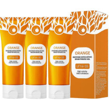 3X Orange Enzymes Exfoliating Brightening Gel Moisturizing Smoothing Tighten Pores Whitening Brightening Exfoliating Peeling Gel 100g