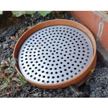Simply Hardware Round/Circular Drain Guard/Swirl Cover - 4 Inch up to 9 Inch Stainless Steel - Keep Drains Clear from Leaves & Debris - 7 Inch
