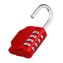 ZHEGE Combination Padlock, 4 Digit Combination Locker Padlock, Resettable Combo Lock for School and Gym Lockers