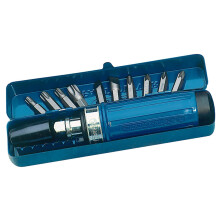 Draper Expert 12 Piece Impact Screwdriver Set | Manual Impact Driver with 10 Bits | Forward/Reverse Functionality | 22322