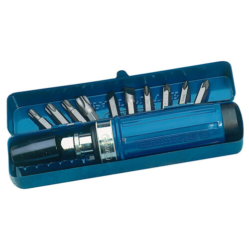 Draper Draper Expert 12 Piece Impact Screwdriver Set | Manual Impact Driver with 10 Bits | Forward/Reverse Functionality | 22322