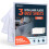 CS 3 Pack Extra Large Plastic Dust Sheets for Decorating 3.6 x 2.7m (12x9 ft), Dust Sheets for Painting 1