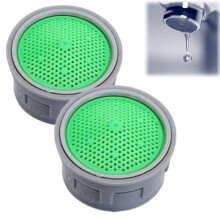 2PCS Water Tap Aerators,Faucet Aerator,Faucet Filter,Tap A/erator 21mm Male,Water F/aucet Accessory,W/ater Saving Replacement Part,W/ater-Saving