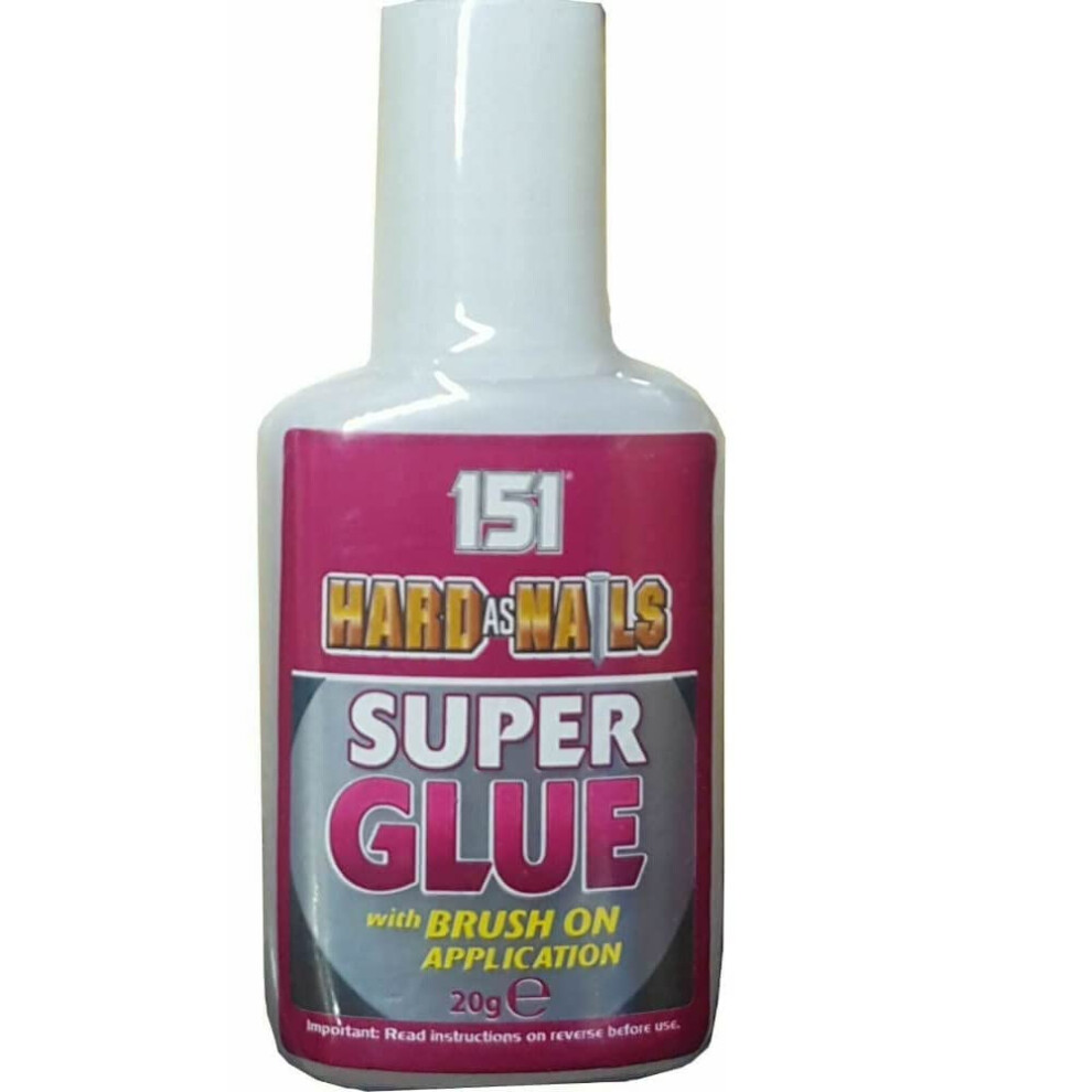 151 Hard As Nails Adhesive, Brush On Super Glue 5051226633065