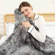ESTINGO Electric Heated Blanket Throw 130x180cm, Heated Throws for Adults Washable, 6 Heat Settings, 10 Hours Auto-Off Timer, Overheat Protection