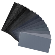 60 Sheet Sandpaper Kit 80 To 3000 Grit Wet and Dry Sandpaper 23 * 9.3cm Sanding Paper Fine Sandpaper for Cars Polishing Metals Walls Wood Furniture
