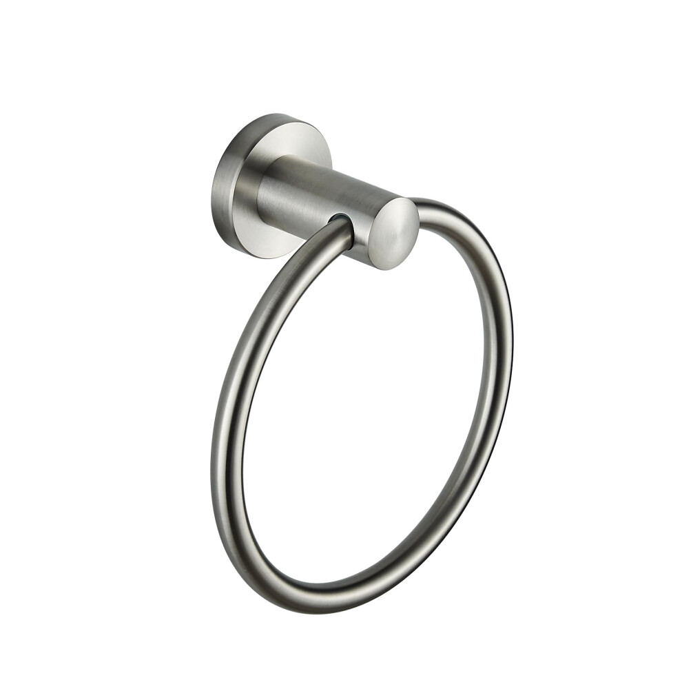 Bgl Brushed Towel Ring, 304 Stainless Steel Towel Rail Ring, Wall-Mounted Towel Ring For Bathroom 5051226601729