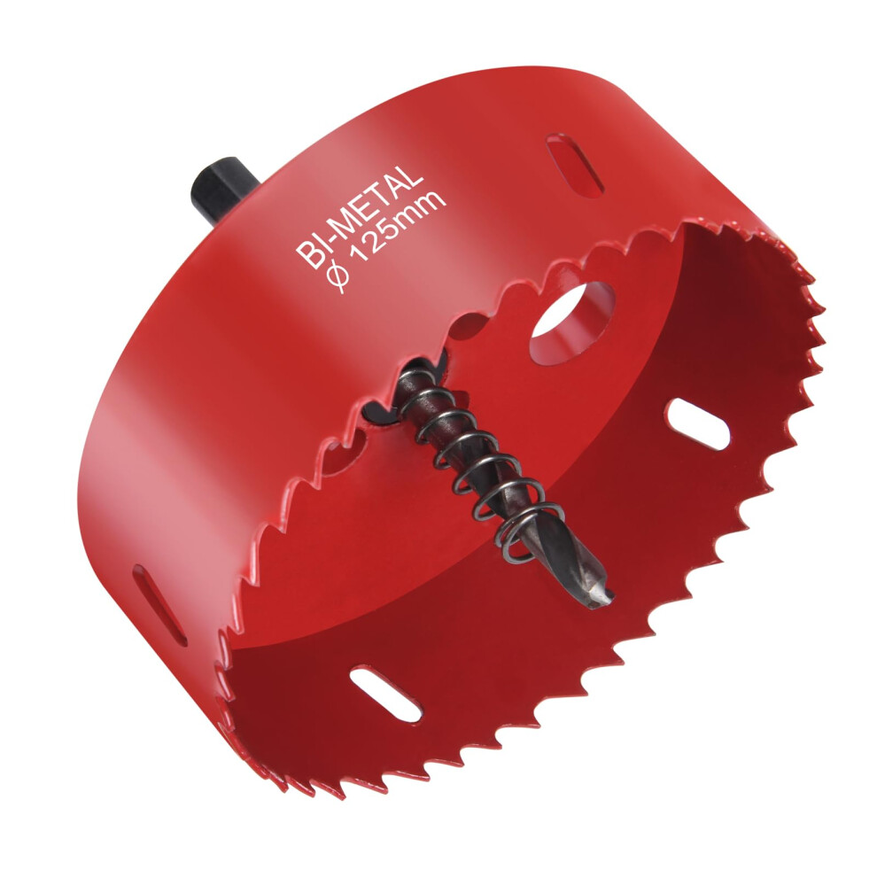 Flintronic Bi-Metal Hole Saw, 125Mm Hole Saws Cutter, Smooth Fast Cutting Metal Hole Cutter, Hss Bi-Metal Drill Bit For Wood, Plastic, Plywood 5051226565229