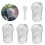 4 Pcs Aluminum Gutter Guards, 3.5" Metal Downpipe Leaf Guard Gutter Downspout Guard, Expandable Down Pipe Leaf Strainer Gutter Screen Covers, 2 to 4" 1