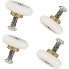 4X Replacement Shower Door Rollers/Runners/Wheels 19mm Diameter
