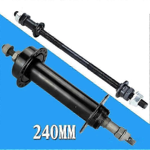 Solid 240mm rear axle compatible with fat bike - durable bicycle upgrade 2