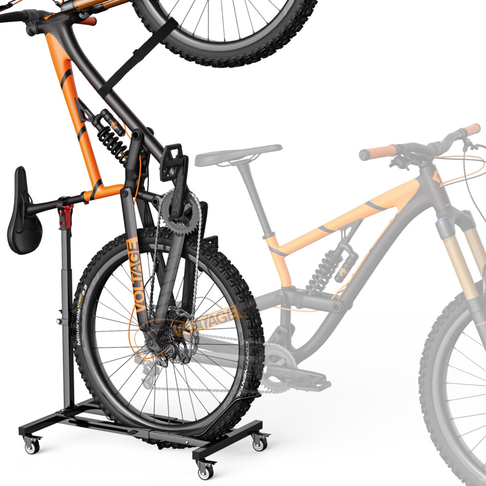 Housolution Vertical Bike Stand With Wheels Up To 29", Adjustable Height, No Drilling Holds Up To 80Lbs 5051226565908