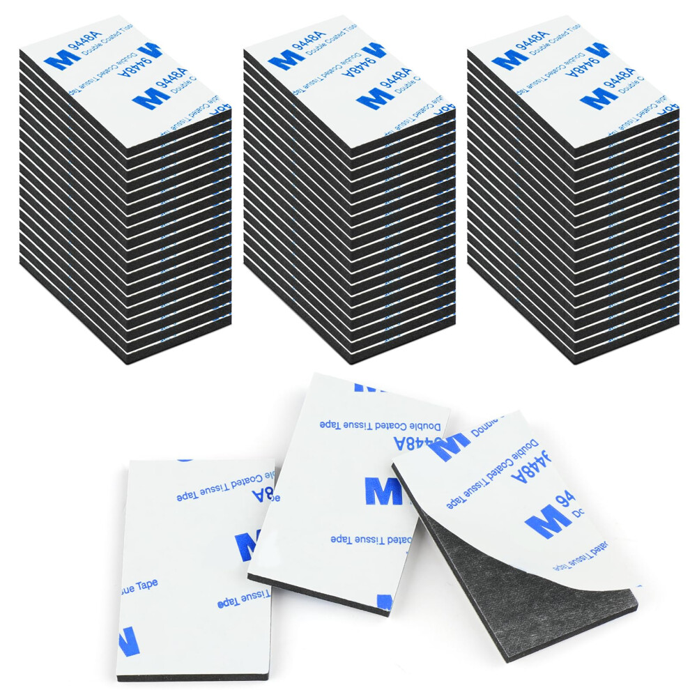 Aihoom 60Pcs Double Sided Sticky Pads, 3Mm Thick Waterproof Double Sided Tape, Heavy Duty Strong Mounting Tape Adhesive Foam Pads 5051226564406
