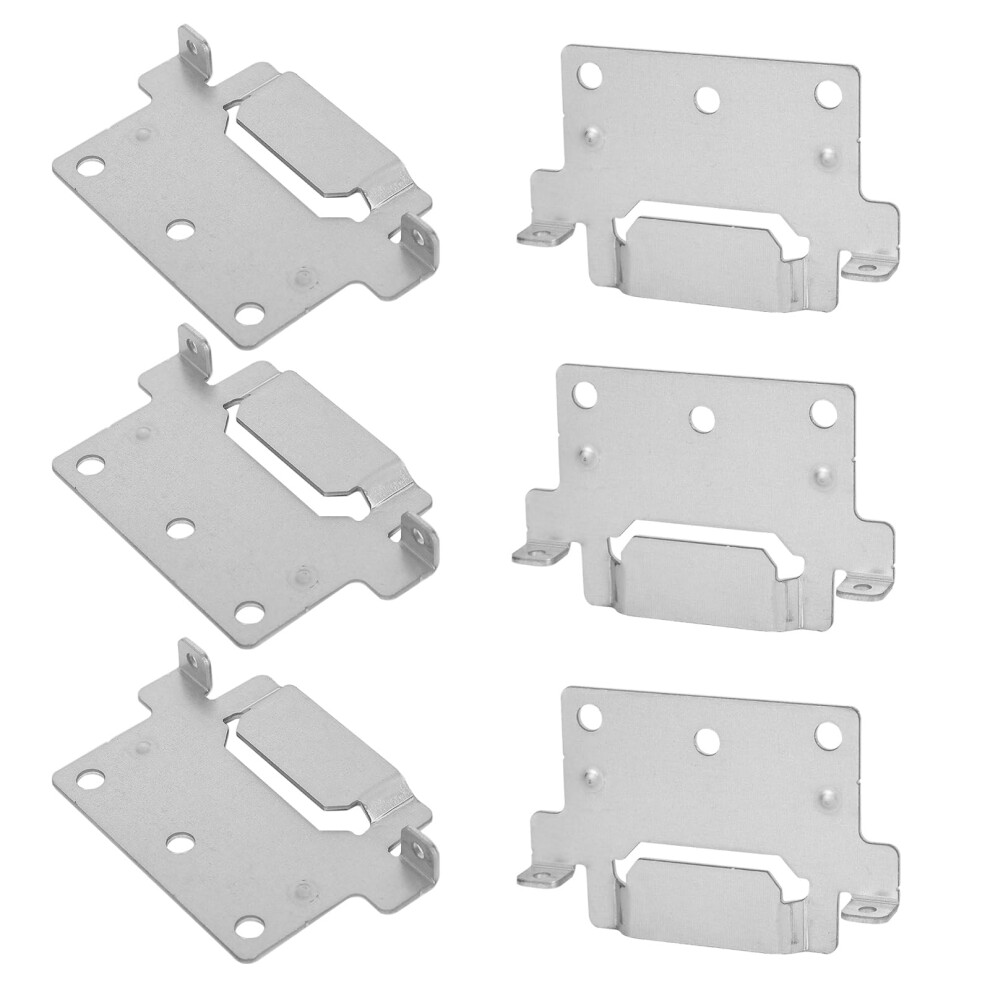 Bracket Middle Bar, 6Pcs Mounting Plate Bed Brackets For Ikea 116791, Mounting Plate Bed Fitting 5051226567353