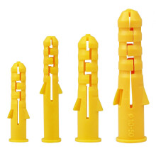 300 Pcs Wall Plugs Set, All in One Multi Purpose raw plugs, 6 8 10 mm Assorted Size Expansion Raw Plugs