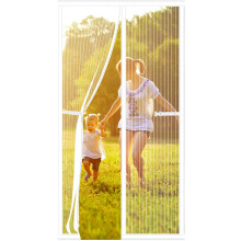 Magnetic Fly Screen Door 100 * 220cm, Heavy Duty Bug Mesh Curtain with Powerful Magnets,Keep Bugs Out Lets Fresh Air in